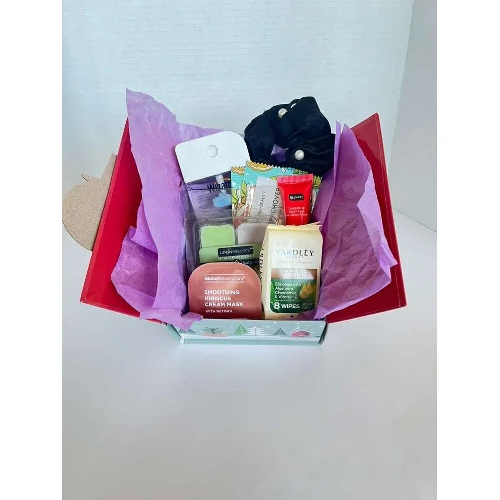 Holiday Beauty Gift Box Spa Set Skincare Self Care Wrapped Ready To Gift